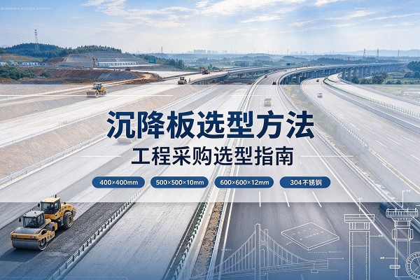 荔波沉降板选择方法