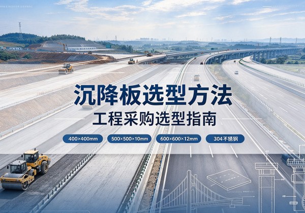 荔波沉降板选择方法